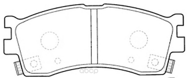 

Комплект тормозных колодок FIT FP0889