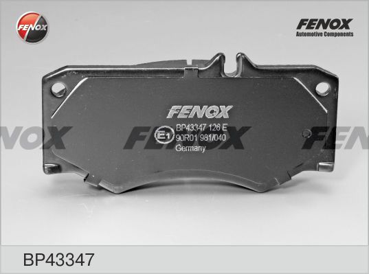 

Комплект тормозных колодк FENOX BP43347