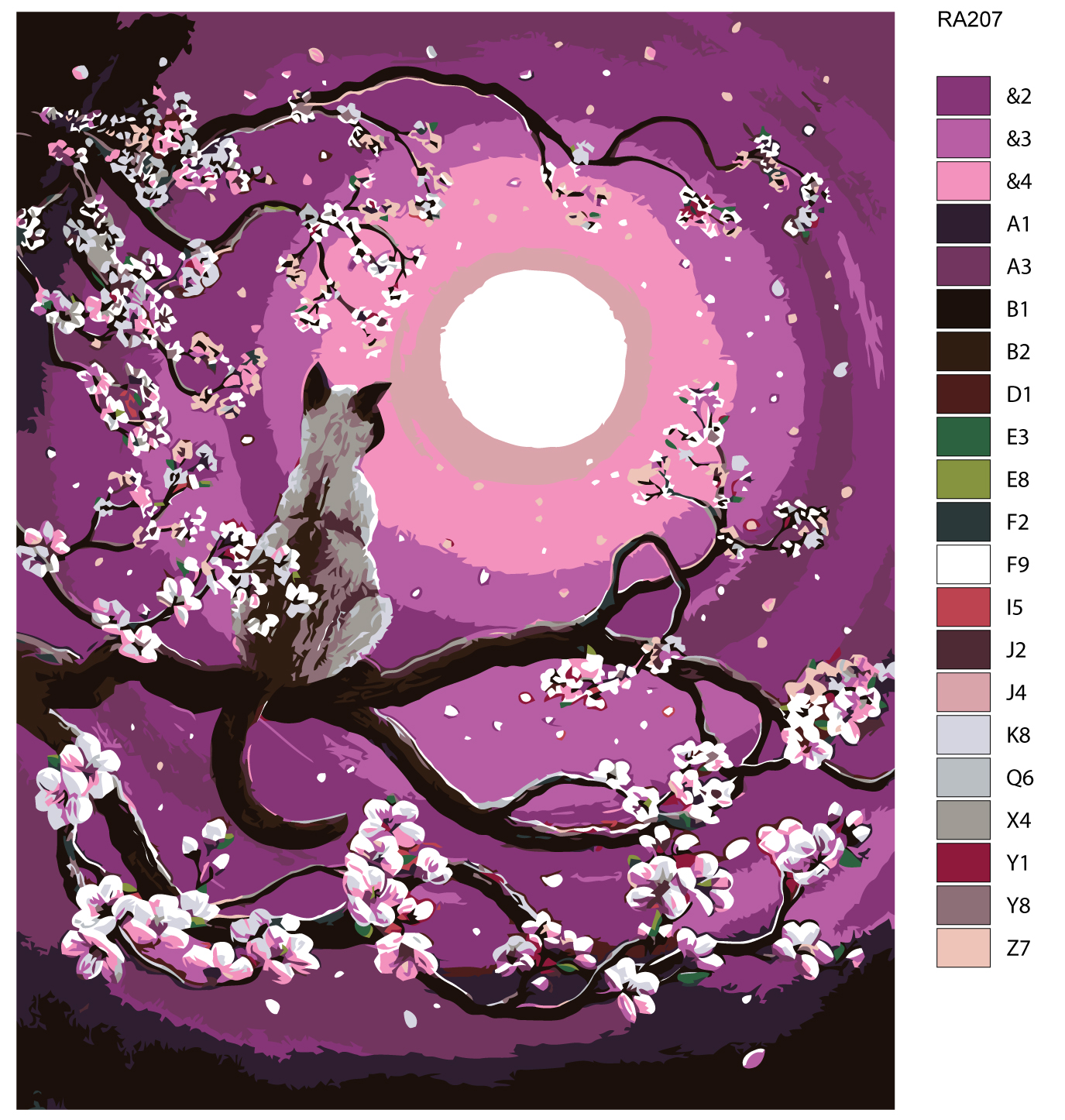

Картина по номерам, 40 x 50, RA207, RA207