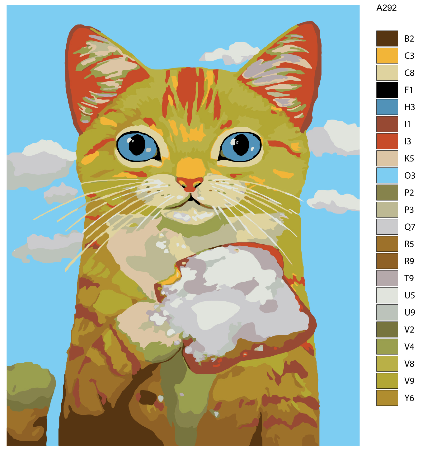 

Картина по номерам, 40 x 50, A292, A292