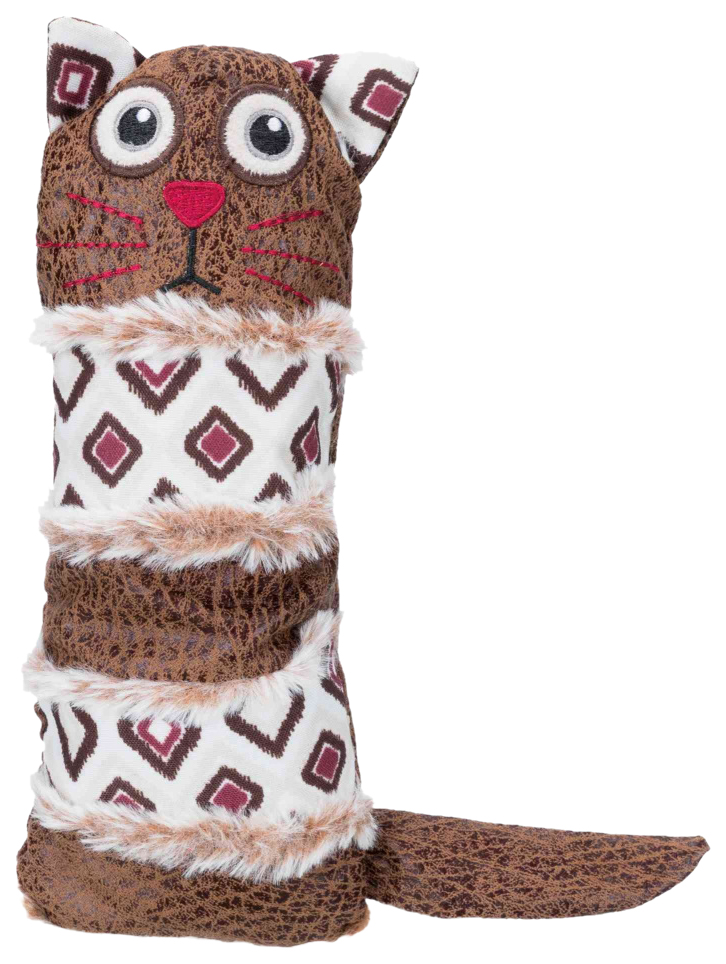 

Игрушка для кошек TRIXIE Cat Cushion плюш, коричневый, 24 см, Cat Cushion
