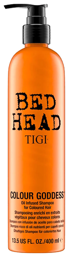 Шампунь Tigi Bed Head Colour Goddess Oil Infused 400 мл шампунь tigi для окрашенных волос colour goddess oil infused shampoo 750 мл