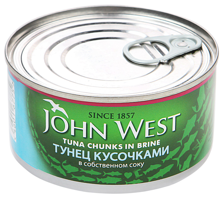 

Тунец John West кусочками в растительном масле 185 г