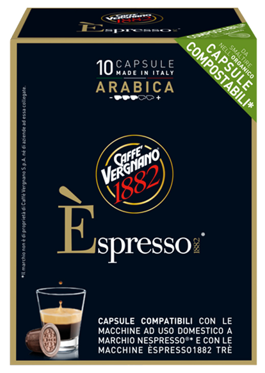 Капсулы Vergnano e`spresso arabica для кофемашин Nespresso 10 капсул