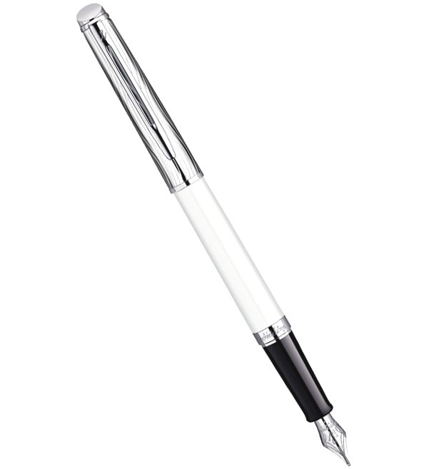 

Waterman Hemisphere - Deluxe White CT, перьевая ручка, F