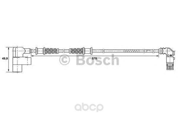 

Датчик автомобильный BOSCH 0265006370