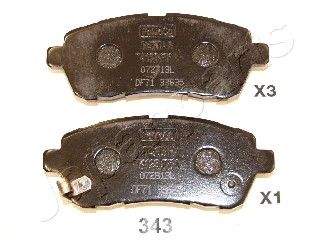 

Тормозные колодки Japanparts дисковые PA343AF