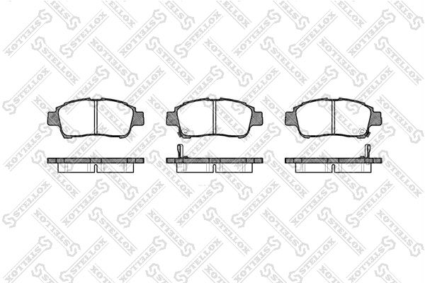 

Тормозные колодки Stellox дисковые 723002SX