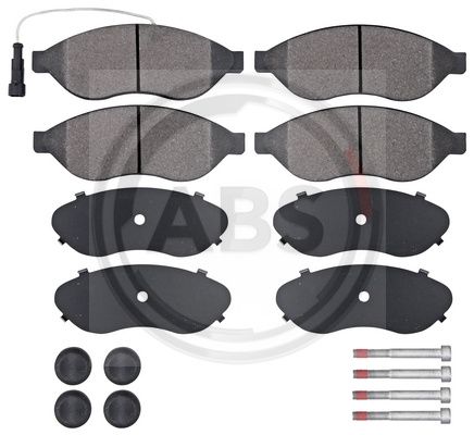 

Тормозные колодки дисковые ABS 37577