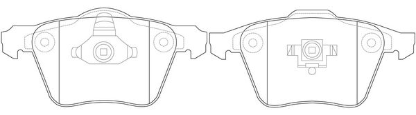 

Тормозные колодки дисковые FIT FP0213