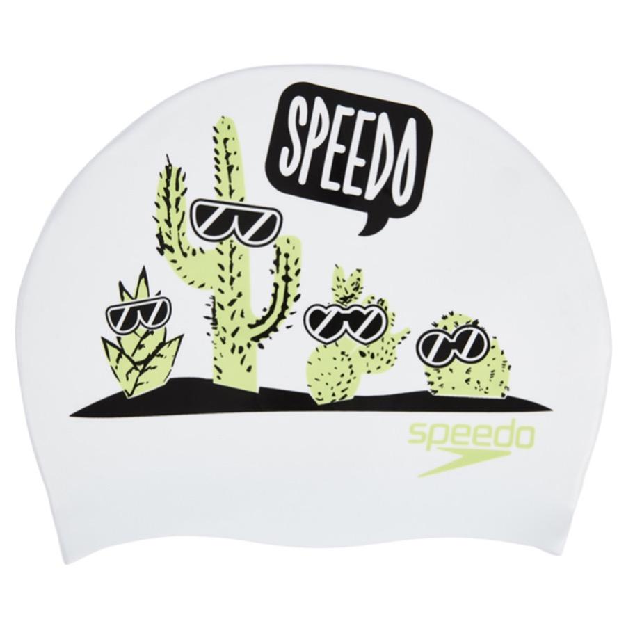 

Шапочка для плавания Speedo Junior Slogan Cap C616 white, Белый, Junior Slogan Cap