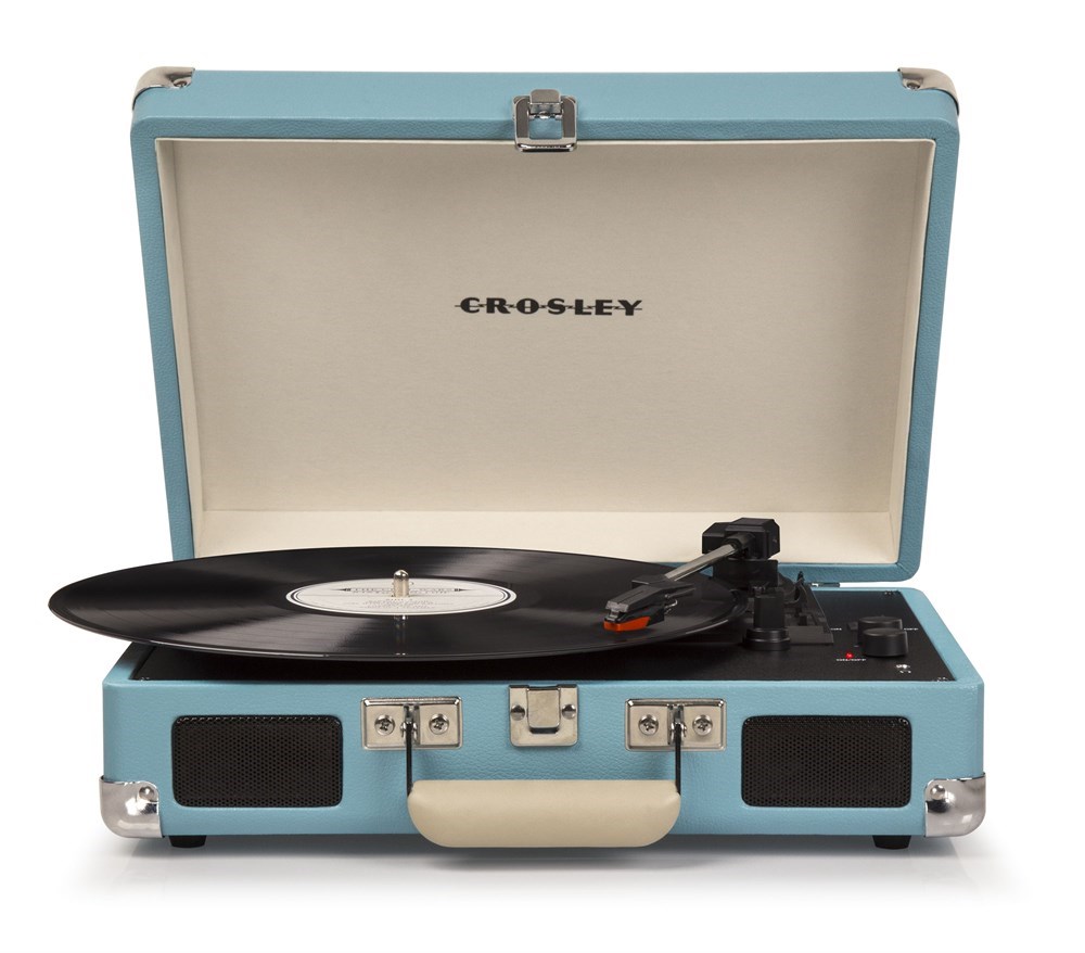 фото Проигрыватель виниловых пластинок crosley cruiser deluxe cr8005d-tu turquoise