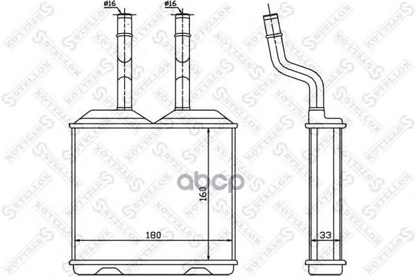 фото Радиатор печки stellox 1035055sx