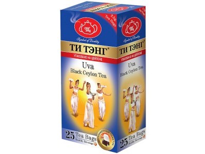 

Чай черный в пакетиках для чашки Ти Тэнг Uva 25*2.5 г