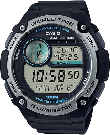 фото Наручные часы электронные мужские casio illuminator collection cpa-100-1a