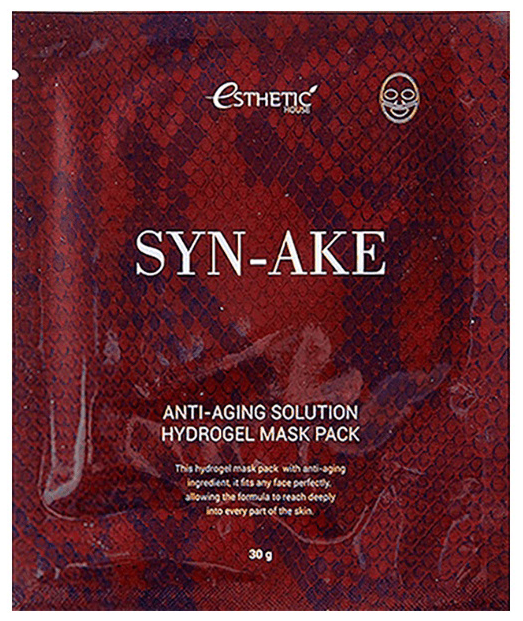 Маска для лица Esthetic House Syn-Ake Anti-Aging Solution Hydrogel Mask Pack 28 мл