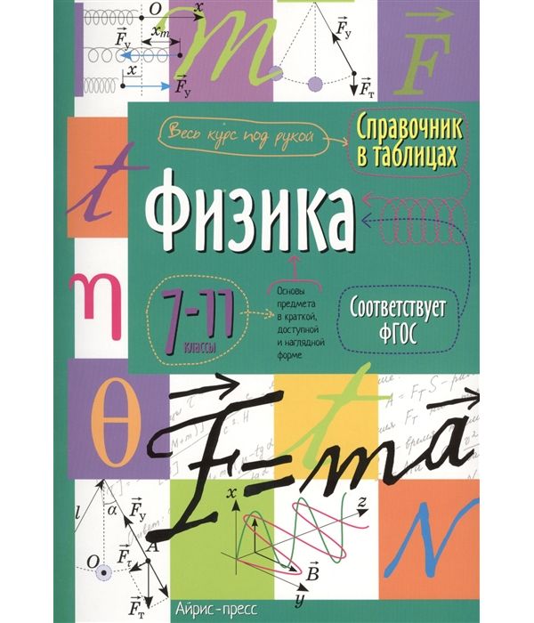 

Справочник В таблицах, Физика, 7-11 класс (Фгос)