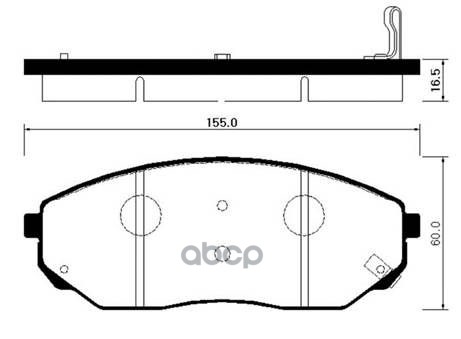 

Тормозные колодки HSB HP1017