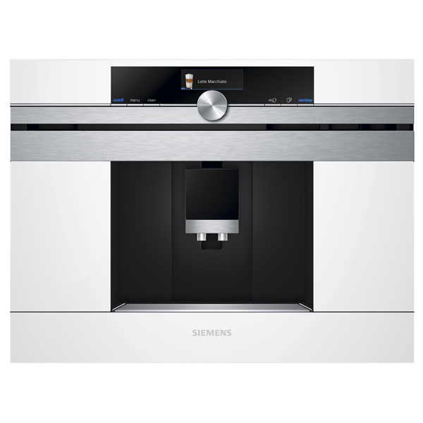 Встраиваемая кофемашина Siemens CT636LEW1 Black/Silver встраиваемая кофемашина kuppersbusch ckv 6550 0 w3 silver chrome