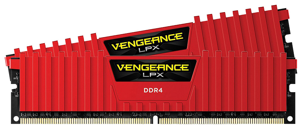 

Оперативная память Corsair VENGEANCE LPX CMK32GX4M2A2666C16R, VENGEANCE LPX