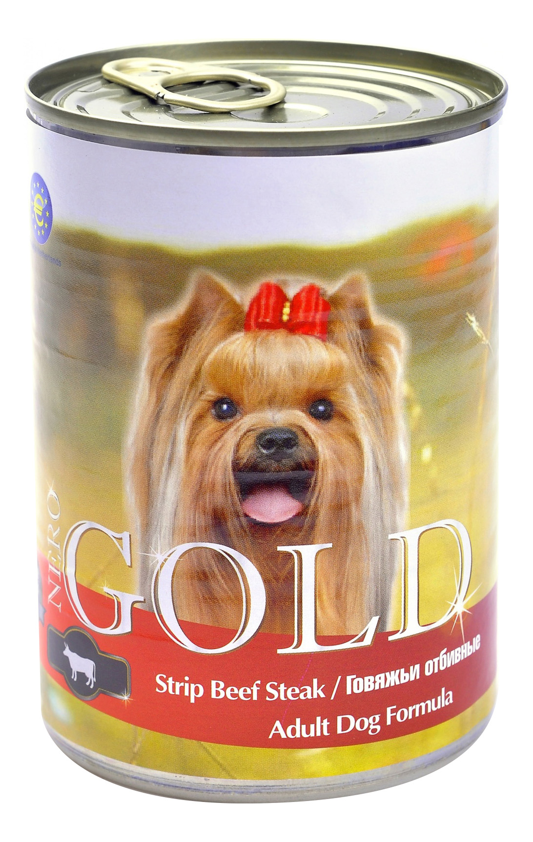 фото Консервы для собак nero gold adult dog formula, говяжьи отбивные, 12шт по 1250г