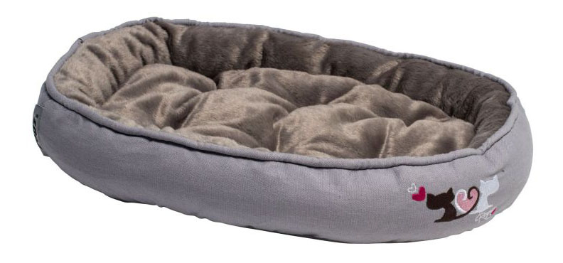 

Лежанка для кошек и собак Rogz 30x42x8см серый, лежак для животных Snug Podz CPS01 S, серый