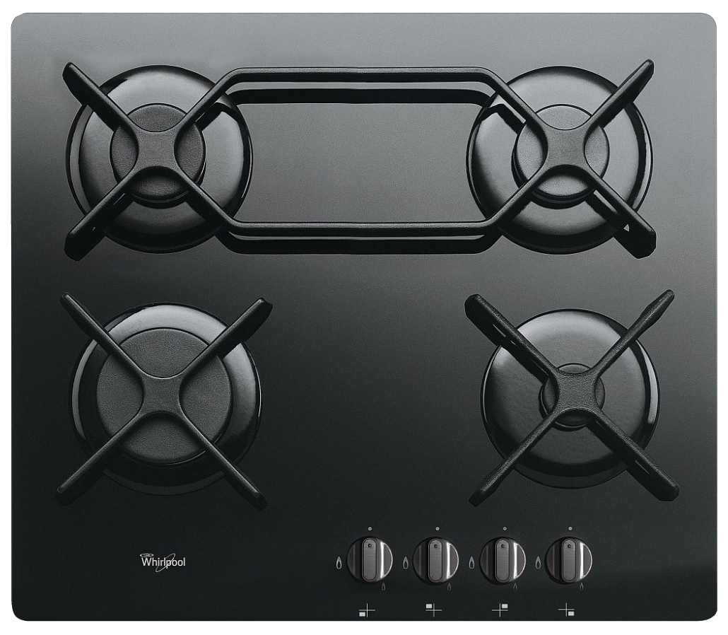 фото Встраиваемая варочная панель газовая whirlpool gor 6416/nb black