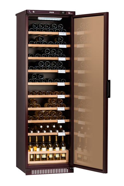 Винный шкаф POZIS ШВ-120 Vinous Brown винный шкаф pozis швд 78 brown
