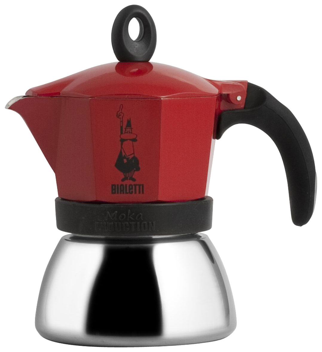

Кофеварка гейзерная Bialetti 4922 Серебристый, красный