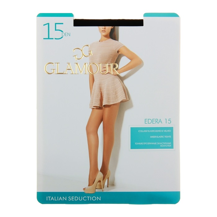 

Колготки женские Glamour черные 3 (M), Черный