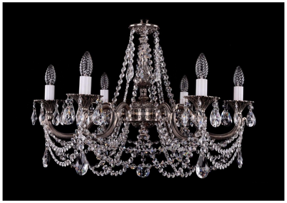 

Люстра подвесная Bohemia Ivele Crystal 1702/6/265/C/NB, 1702/6/265/C/NB