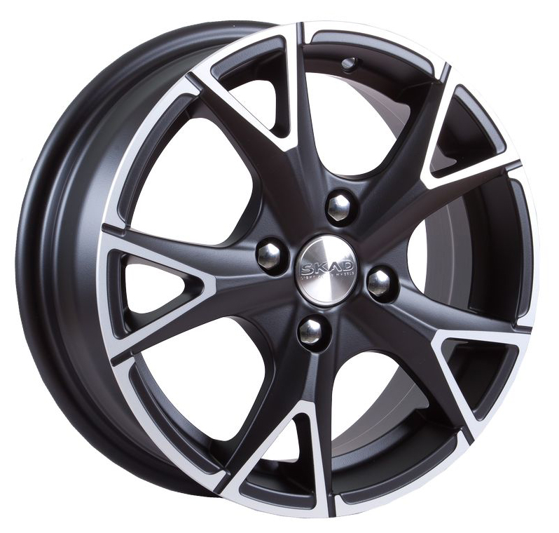 

Колесный диск SKAD Орлан R14 5.5J PCD4x100 ET45 D67.1 (1160431), Черный;серебристый, орлан