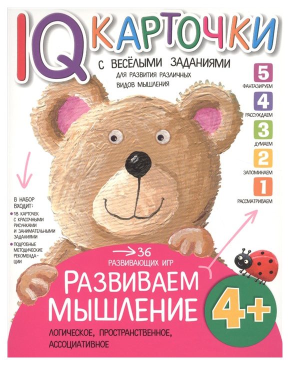 

Логические игры Айрис-пресс Развиваем мышление разноцветный 4+