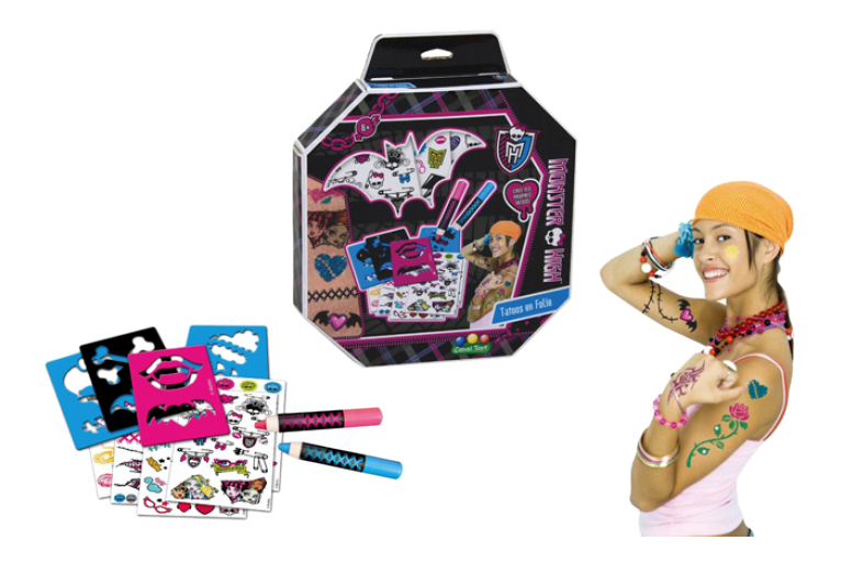 фото Набор для создания украшений monster high crazy tattoos canal toys