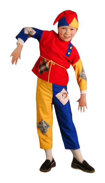 Карнавальный костюм Бока Клоун, цв. разноцветный р.122