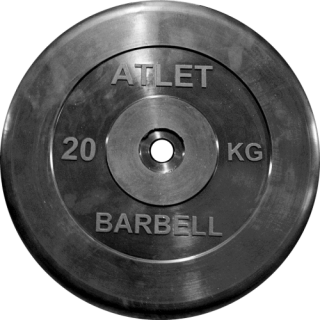 фото Диск для штанги mb barbell atlet 20 кг, 26 мм