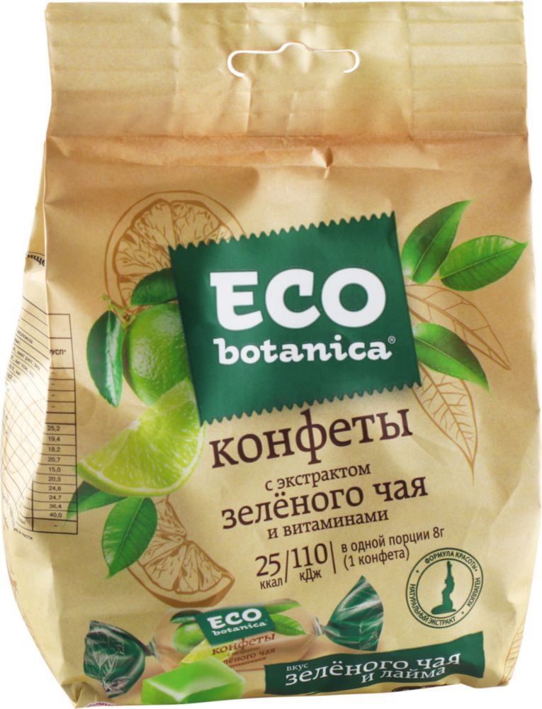 Конфеты Eco Botanica зеленый чай