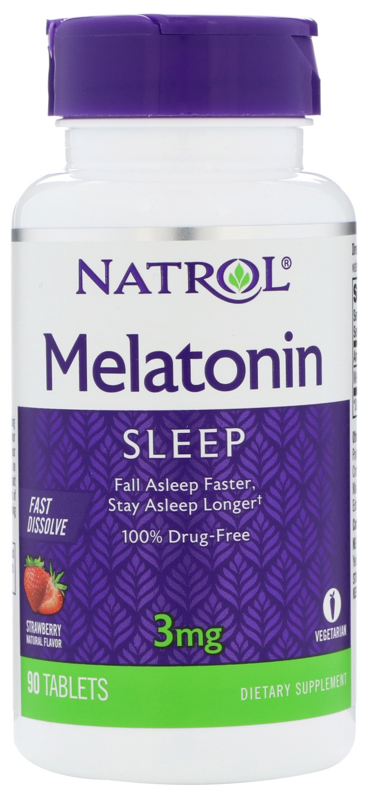 фото Добавка для сна natrol melatonin 90 табл. натуральный