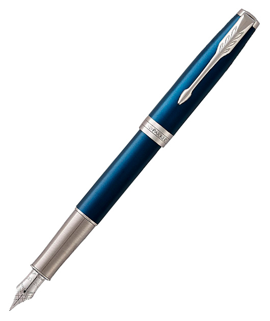 

Перьевая ручка Parker Sonnet Core - LaqBlue CT F BL, f539