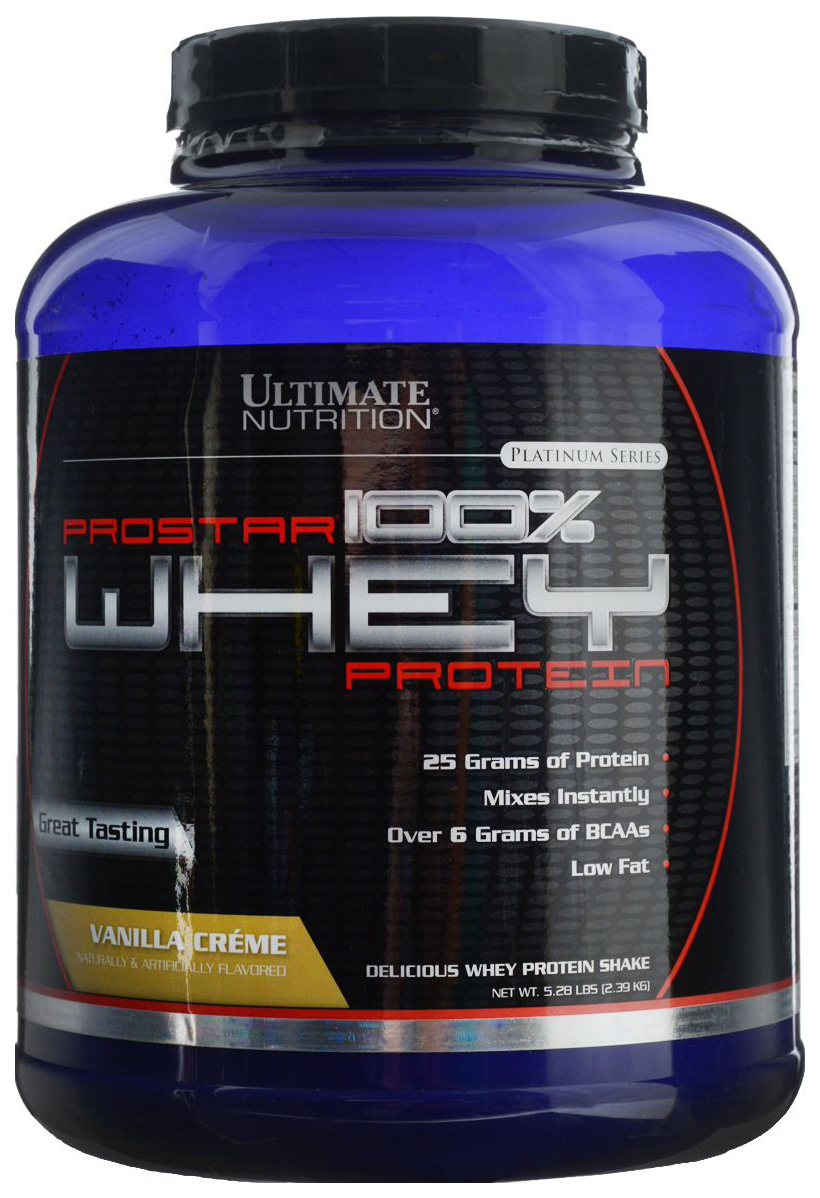 Протеин Ultimate Nutrition Prostar 100% Whey Protein, 2390 г, vanilla