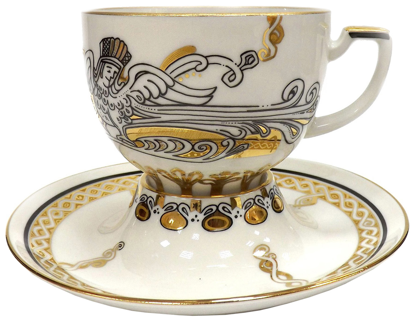 

Чашка с блюдцем чайная Анданте / Русский модерн, 16883