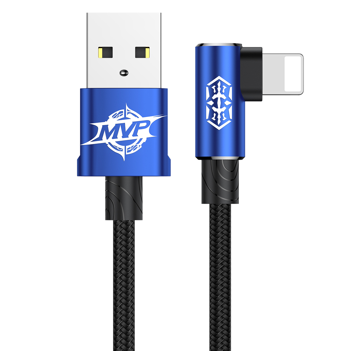 фото Кабель baseus mvp elbow type cable 1m blue