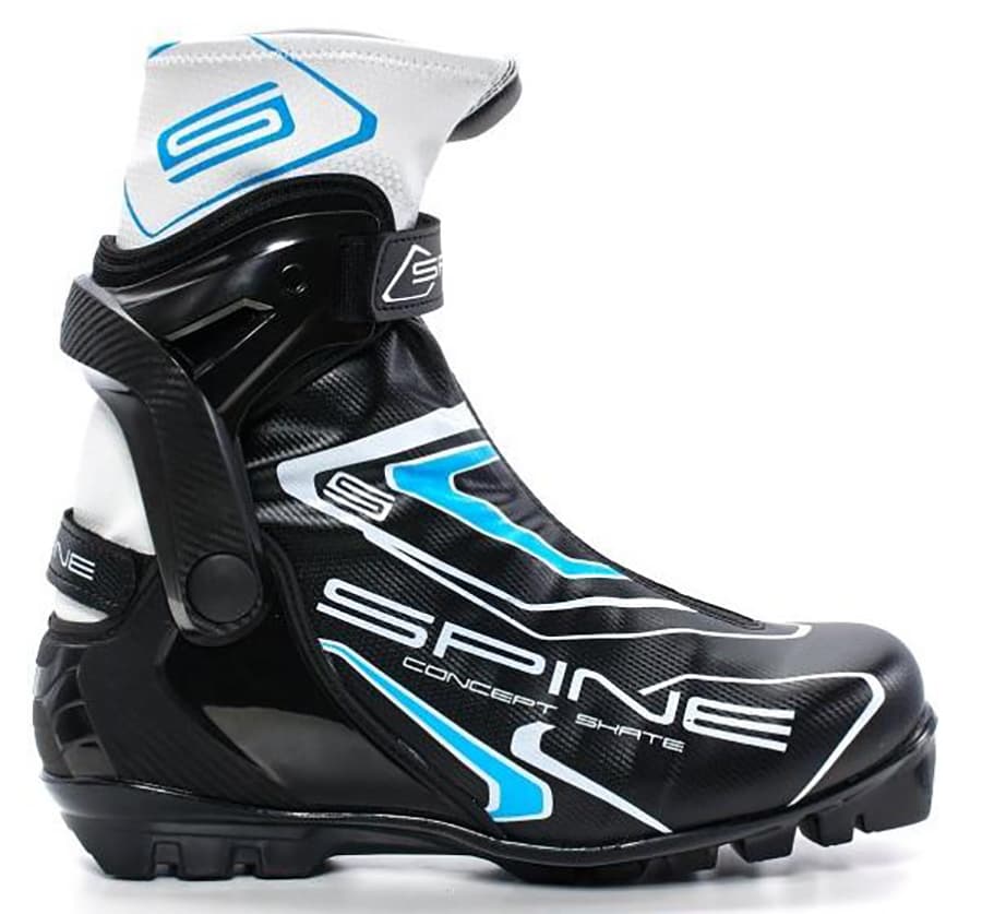 фото Ботинки для беговых лыж spine concept skate 496/1 sns 2019, black/blue/white, 47