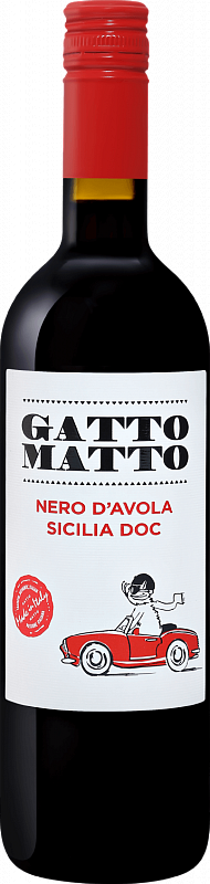 

Вино Gatto Matto Nero d’Avola Sicilia DOC Villa Degli Olmi