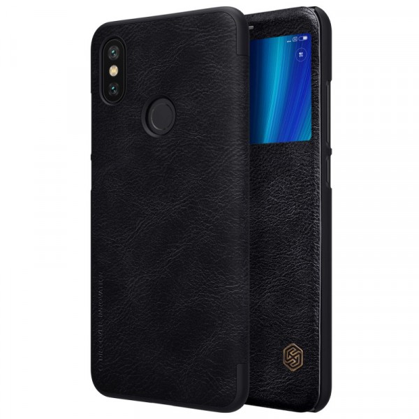 фото Чехол nillkin qin series для xiaomi mi 6x / mi a2 black