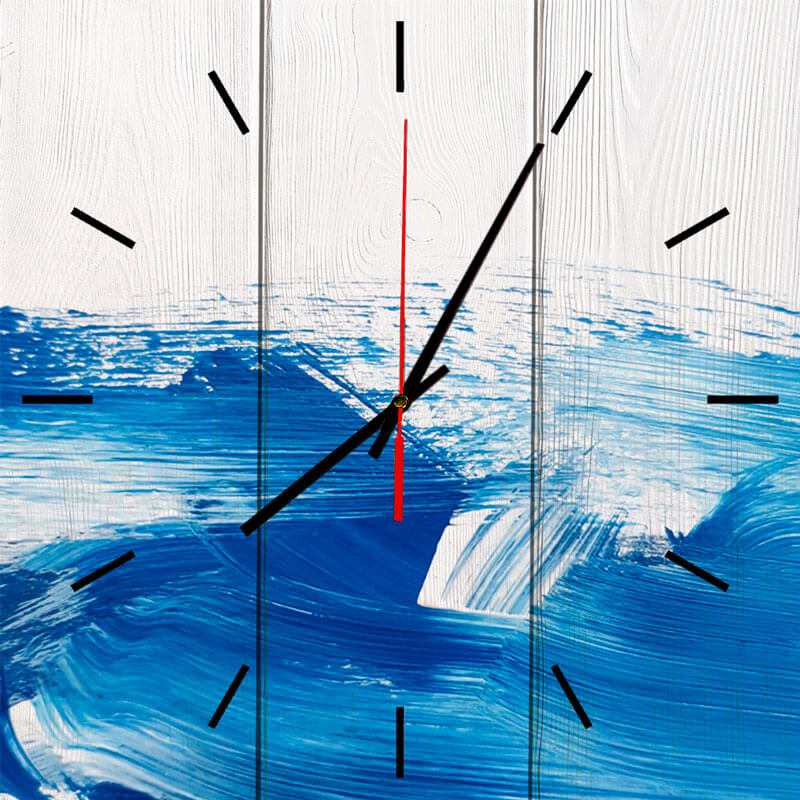 фото Настенные часы голубая вечность 30 х 30 см дом корлеоне