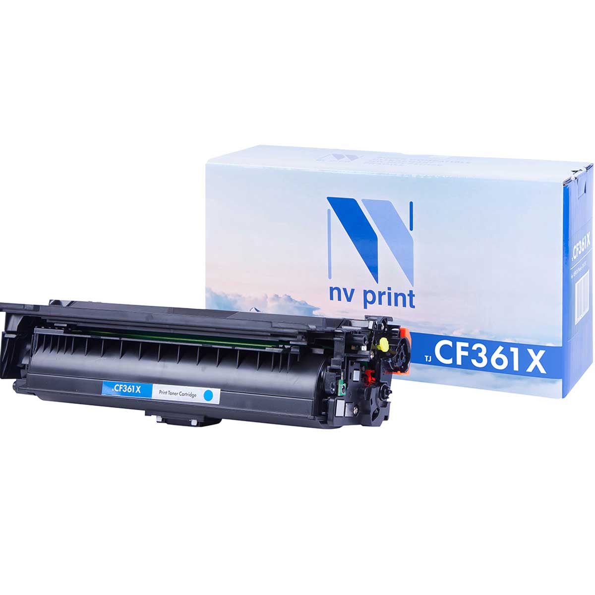 Картридж для лазерного принтера NV Print CF361XC, голубой