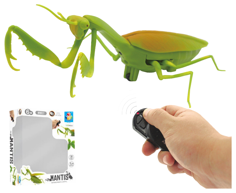 Игрушка на ИК-управлении Robo Life - Богомол (на бат., свет) 1toy игрушка на дистанционном управлении 1toy robo life робо гусеница желтая т18753