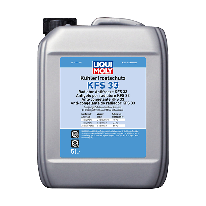 21131 LIQUI MOLY Антифриз-конц. Kuhlerfrostschutz KFS 33 (5л)