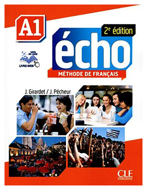 фото Книга cle international "echo: livre de l'eleve + livre-web a1 (+ dvd)"